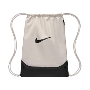 Worek na buty Nike Brasilia jasnoszaro-czarny IB4409 072 Worek na buty Nike Brasilia jasnoszaro-czarny IB4409 072