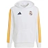 Bluza dla dzieci adidas Real Madrid Kids Hoodie biała KG2953