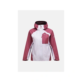 Kurtka damska PEAK PERFORMANCE W Trail Hipe 3L Shell Jacket kolor szary Kurtka damska PEAK PERFORMANCE W Trail Hipe 3L Shell Jacket kolor szary