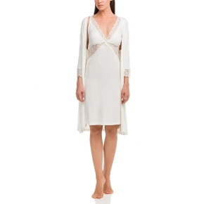 Damski komplet nocny Electra 12223-115 kremowy - Vamp