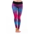 Damskie legginsy fitness Six Deuce Alligator - różowy/niebieski/fioletowy - Litex