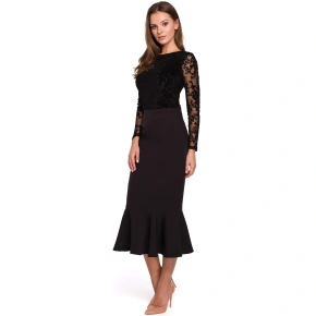 Spódnica damska K025 czarna - Makover