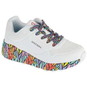 Skechers Uno Lite - Subtle Love 314088L-WMLT Białe 31 Skechers Uno Lite - Subtle Love 314088L-WMLT Białe 31