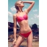 Dwuczęściowe bikini damskie 2COLOR dwukolorowe czerwone - Red - OEM