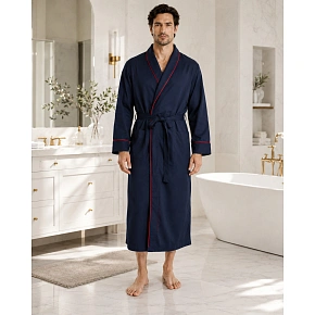 Szlafrok Wrap Robe LS UW0UW01971-416 - Tommy Hilfiger Szlafrok Wrap Robe LS UW0UW01971-416 - Tommy Hilfiger