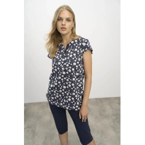 Piżama damska 3/4 16206 - Vamp