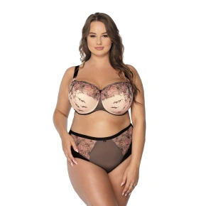 Biustonosz półusztywniany Giorgia BS 1182 czarny - Gaia