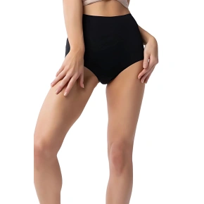 Majtki damskie Amber maxi wysokie czarne - Julimex