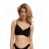 Koszulka damska Soft Simple BRA czarna - Julimex