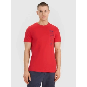 T-shirt regular z nadrukiem męski 4F 4FRSS25TTSHM2982-62S T-shirt regular z nadrukiem męski 4F 4FRSS25TTSHM2982-62S