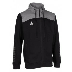 Bluza Select Oxford Zip Hoodie Women czarno/ szara