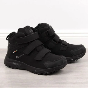 Buty trekkingowe ocieplane American Club M AM855 czarne