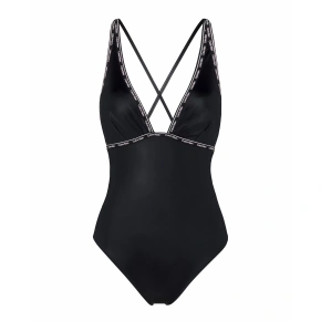 Damski jednoczęściowy kostium kąpielowy KW0KW02075-BEH - Calvin Klein