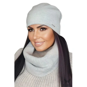 Damski komplet zimowy K.21.202.05 jasnoszary - Kamea