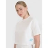 Damski t-shirt crop top 4F 4FWSS25TTSHF1977-11S