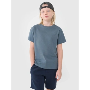 T-shirt oversize gładki chłopięcy 4F 4FJWSS25TTSHM2324-46S T-shirt oversize gładki chłopięcy 4F 4FJWSS25TTSHM2324-46S