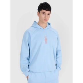 Bluza dresowa nierozpinana z kapturem męska 4F 4FRSS25TSWSM2111-34S