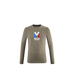 Koszulka MILLET M CHAMONIX TRI TS LS brązowa pánské Koszulka MILLET M CHAMONIX TRI TS LS brązowa pánské