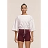 Koszulka damska CASALL Heavy Cotton Crop Tee kolor biały