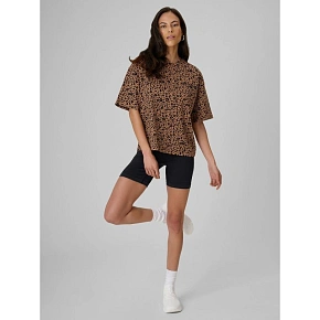 Legginsy krótkie z prążkowanej dzianiny damskie 4F 4FRSS26TSTIF042-20S Legginsy krótkie z prążkowanej dzianiny damskie 4F 4FRSS26TSTIF042-20S