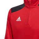 Dziecięca bluza z kapturem REGISTA 18 TRAINING czerwona CZ8656 - Adidas