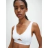 Calvin Klein Bralette Bra Body Biały Z Wycięciem S