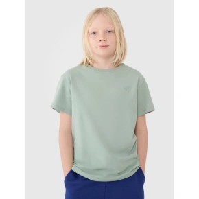 T-shirt oversize gładki chłopięcy 4F 4FJWSS25TTSHM2324-41S T-shirt oversize gładki chłopięcy 4F 4FJWSS25TTSHM2324-41S