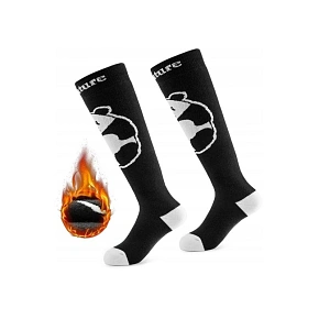 Qunature zimowe skarpety panda czarne 32-36