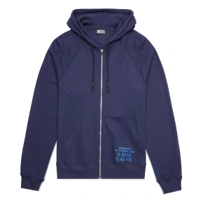 Męska bluza rozpinana z kapturem A03093-0ADAS-8AT - Diesel
