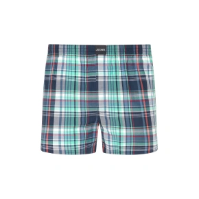 Szorty męskie 315300H B90 turkusowa kratka - Jockey