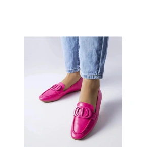 Damskie loafersy 21280 różowe - Mulanka