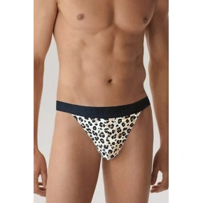 Pánské tanga High Emotion 917/164 Hnědá s černou - Cornette