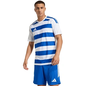 Koszulka męska adidas Hooped 26 Jersey biało-niebieska KF3389 pánské Koszulka męska adidas Hooped 26 Jersey biało-niebieska KF3389 pánské