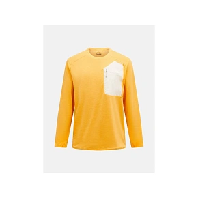 Bluza PEAK PERFORMANCE M Freelight Polartec Grid Crew pomarańczowy Bluza PEAK PERFORMANCE M Freelight Polartec Grid Crew pomarańczowy