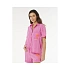 Koszulka damska RIP CURL Hotel Malibu Embroid Shirt różowa