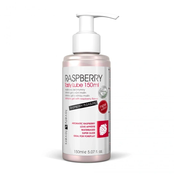 Raspberry Tasty Lube 150ml - Lovely Lovers