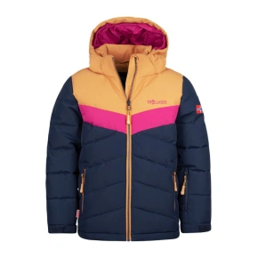 Kurtka zimowa z kapturem dziewczęca Trollkids Girls Gryllefjord Jacket ocieplana granatowa (461-165) Kurtka zimowa z kapturem dziewczęca Trollkids Girls Gryllefjord Jacket ocieplana granatowa (461-165)