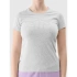 T-shirt slim z logo damski 4F 4FWSS24TTSHF1163-27M