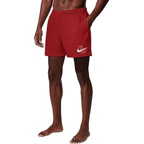Spodenki kąpielowe Nike Logo Lap 5" Volley czerwone NESSG574 614 Spodenki kąpielowe Nike Logo Lap 5" Volley czerwone NESSG574 614