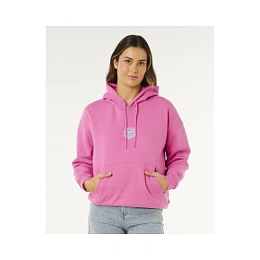 Bluza damska RIP CURL Icons Of Surf Heritage Hood różowa