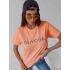 T-shirt damski 277745 łososiowy - Ola Voga
