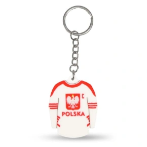 Brelok koszulka hokejowa Polska (Home) SREBBREKH-PL Brelok koszulka hokejowa Polska (Home) SREBBREKH-PL