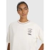 T-shirt oversize z nadrukiem damski 4F 4FRSS25TTSHF2979-11S