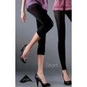 Krótkie legginsy damskie z mikrofibry 138 - Gabriella