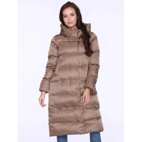 Płaszcz damski BLH220031F Beżowy - PERSO