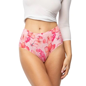 Majtki damskie Mallow Simple Maxi różowe - Julimex