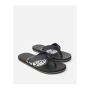 Japonki plażowe RIP CURL Ripper Bloom Open Toe czarne Japonki plażowe RIP CURL Ripper Bloom Open Toe czarne