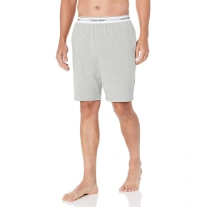 Męskie szorty do spania NM2303E P7A szare - Calvin Klein