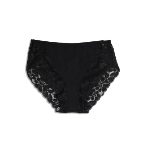 Damskie majtki ADC89 Midi w kolorze czarnym - Cotonella