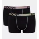 Pánské boxerky GO ABC Natural Hipster 2P - Sloggi